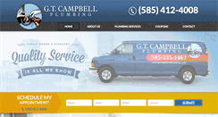 Desktop Screenshot of gtcampbellplumbing.com